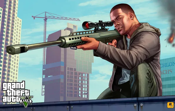 Weapons, Franklin, Grand Theft Auto V, Rockstar Games, gta5, Los Santos
