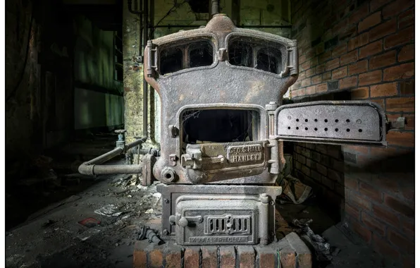 Wallpaper background, oven, Boiler room for mobile and desktop, section
