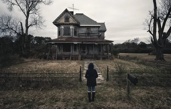 Girl, life, house