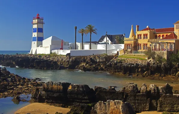 Picture lighthouse, home, Portugal