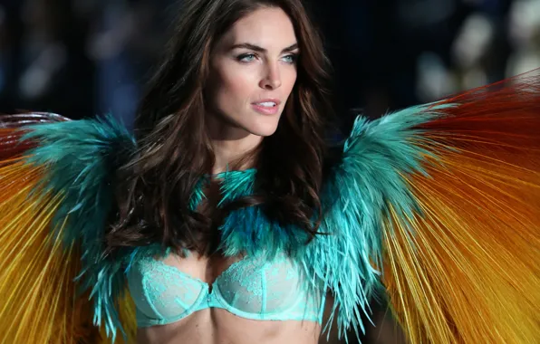 Model, brunette, show, fashion, Victoria's Secret