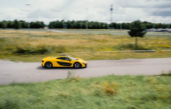 Picture McLaren, yellow, McLaren P1, P1