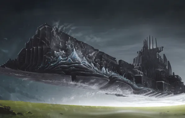 Space, Flight, Ship, Fantasy, Art, Spaceship, Fiction, Spaceship