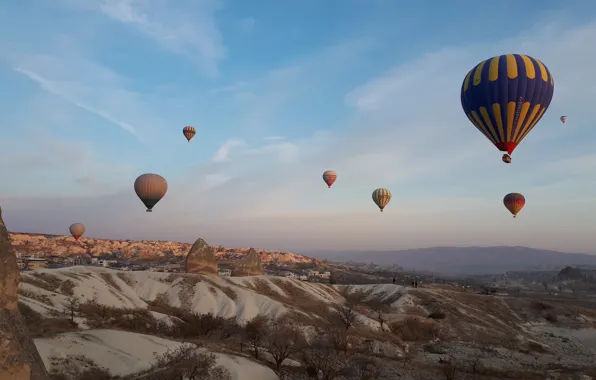 Turkey, fly on balloons, cappadocia