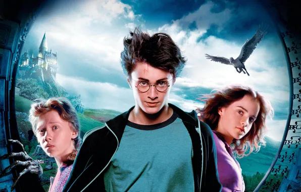 Picture Emma Watson, Hermione Granger, Daniel Radcliffe, Rupert Grint, Ron Weasley, Hermione Granger, Ron Weasley, Harry …