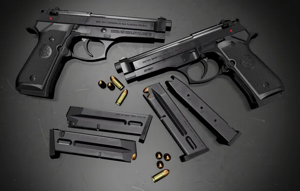 Italy, Self-loading pistol, Beretta 92FS