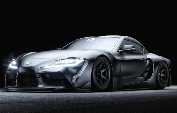 Auto, Machine, Light, Grey, Toyota, Car, Supra, Sports car