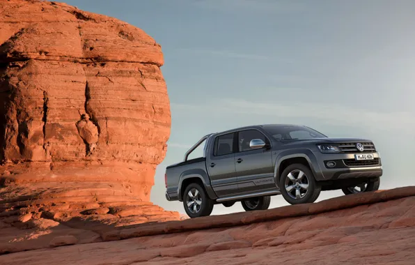 Picture rock, Volkswagen, pickup, Ultimate, Amarok, 2014