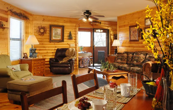Design, style, interior, living room, country house
