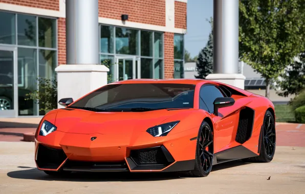 Wallpaper Lamborghini, Aventador, columns for mobile and desktop ...