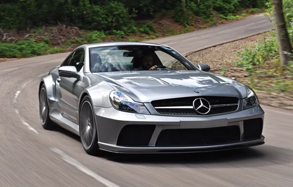 Picture car, auto, Mercedes-Benz, Mercedes, road, AMG, speed, Black Series