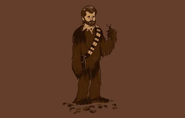 Picture wool, Star Wars, Star Wars, razor, Chewbacca, Chewey, Chewbacca