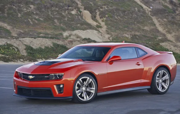 Chevrolet, Camaro, Orange, Parking, ZL1