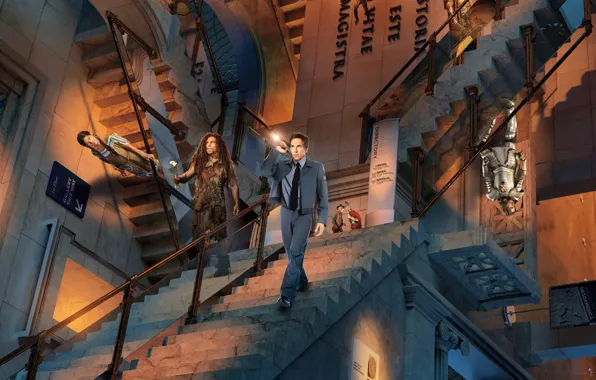 Sword, gun, lion, colt, staircase, revolver, watch, Owen Wilson