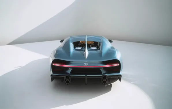 Picture Bugatti, rear view, Chiron, Bugatti Chiron Super Sport "57 One of One"