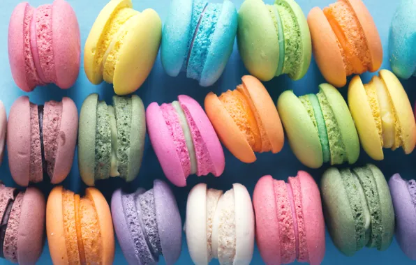 Picture colorful, dessert, pink, cakes, sweet, sweet, dessert, macaroon