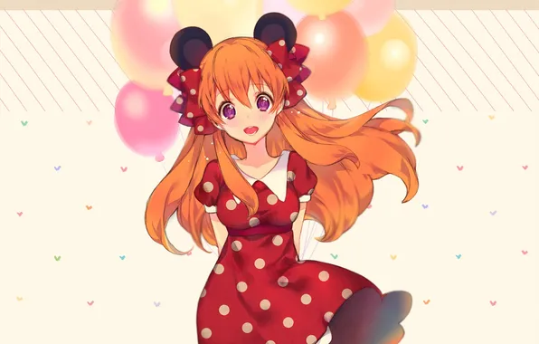 Girl, balls, smile, anime, art, sakura chi are, The gekka Shoujo Nozaki-kun, dalcoms