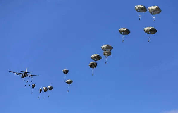 Army, soldiers, landing