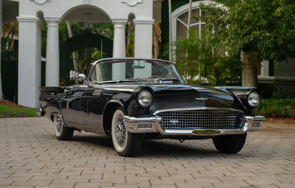 Ford, Ford, 1957, retro cars, Thunderbird, retro cars, Ford Thunderbird E-Code, E-Code