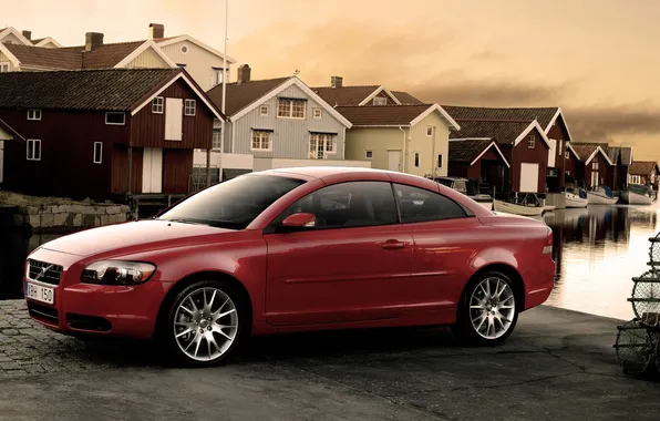 Picture Volvo, red, C70