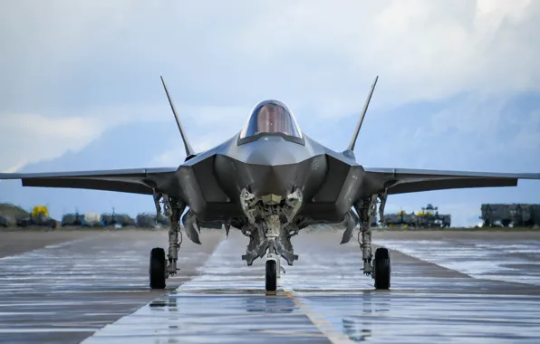 Picture UNITED STATES AIR FORCE, fighter-bomber, F-35A, CTOL, ground fighter