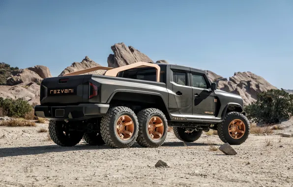 Picture pickup, Rover, Rezvani, 2020, Hercules 6x6