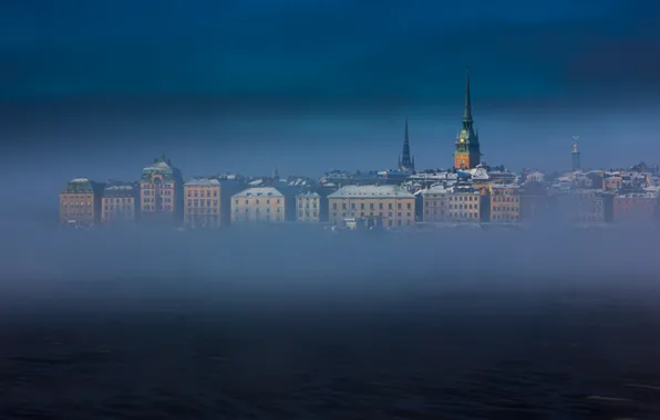 Fog, Stockholm, Sweden