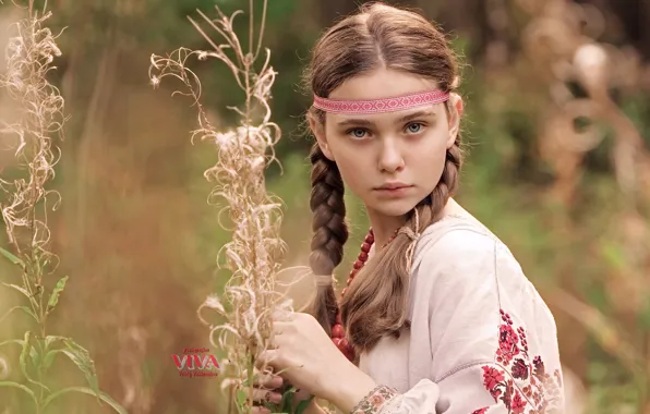 Girl, braid, Vitaly Vakhrushev