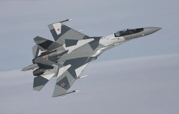 Picture flight, fighter, su 35BM