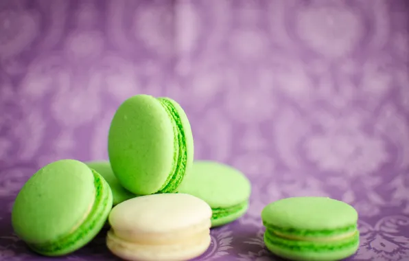 Cookies, cakes, sweet, macaron, almond
