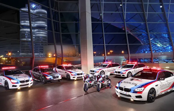 BMW, Light, Glow, Gran Coupe, White, Tuning, Sedan, Safety Car