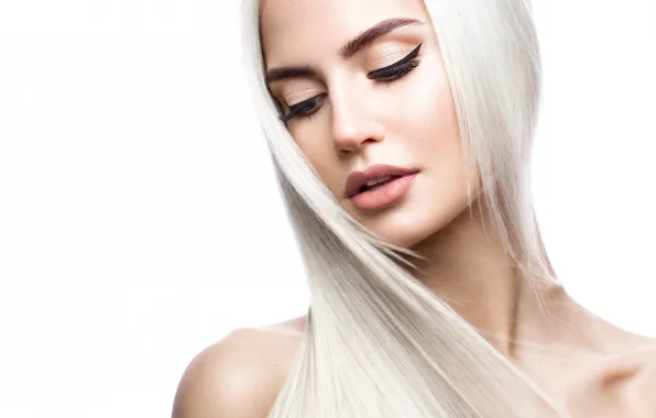 Picture model, hair, blonde