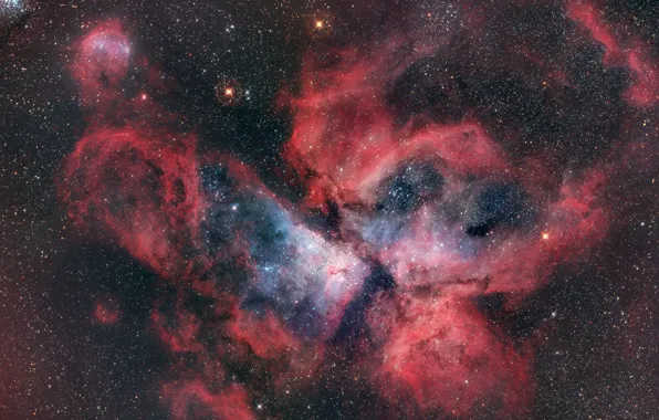 Nebula, Carina Nebula, emission, in Soso