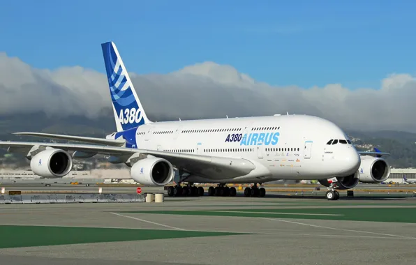 Picture the airfield, Airbus, The Airbus A380