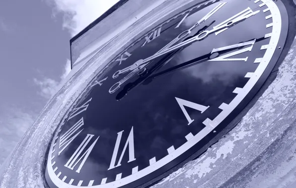 Arrows, watch, dial, large