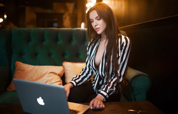 Chest, table, sofa, model, Girl, Anton Shabunin