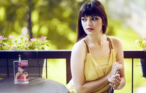 Girl, Summer, Model, Girl, Hair, Dress, Yellow, Beautiful