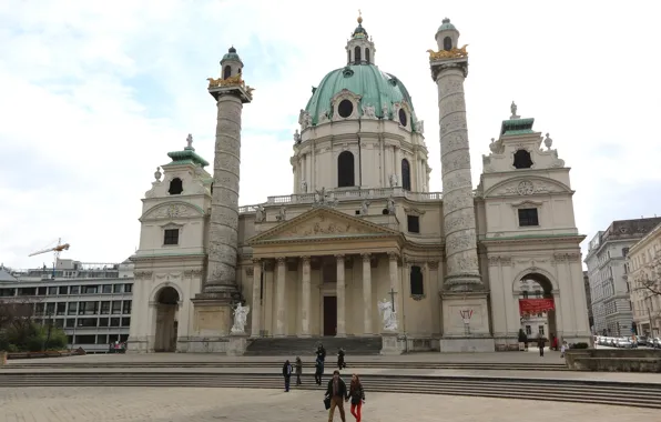 Cathedral, Austria, Travel, Church, Vienna, Vienna, Karl Church, Church