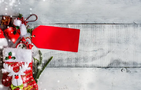 Winter, snow, decoration, snowflakes, tree, new year, Christmas, Christmas