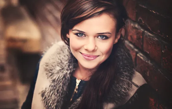 Smile, background, portrait