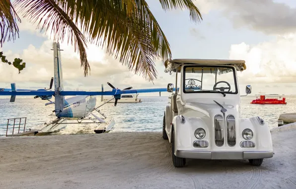 Beach, style, transport, yacht, The Maldives, car, resort, submarine