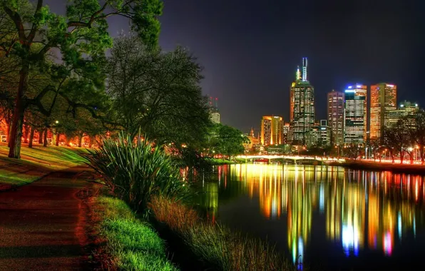 Night, river, photography, filming, country