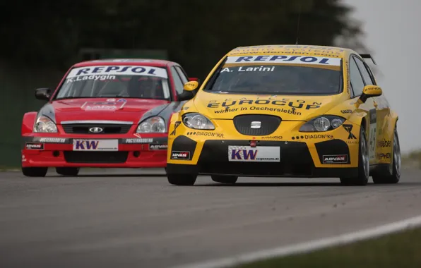 Fight, Lada, Lada, Priora, Leon, Seat, WTCC, The world championship in the class touring car …