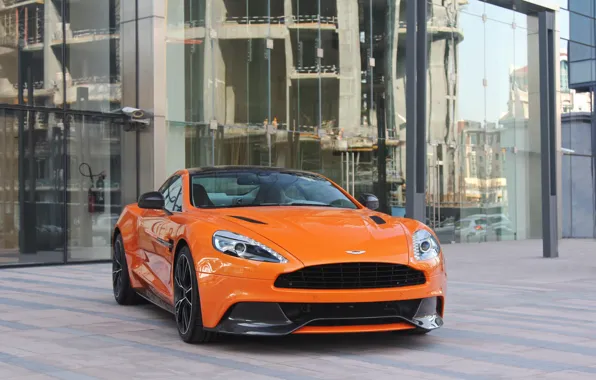 Picture Aston Martin, Orange, Vanquish