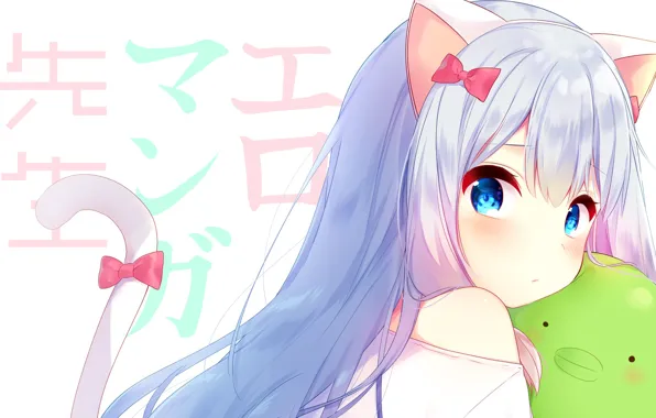 Picture anime, art, girl, EroManga-Sensei