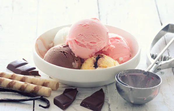 Chocolate, ice cream, dessert, sweet sticks, vanilla sticks