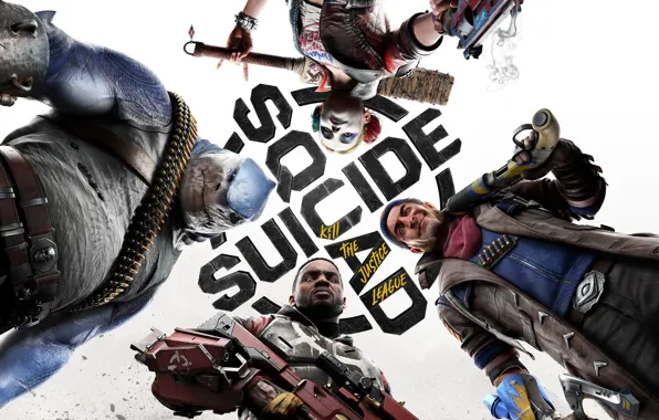 Picture weapons, DC Comics, Deadshot, Harley Quinn, Rocksteady Studios, Captain Boomerang, King Shark, Characters from the …