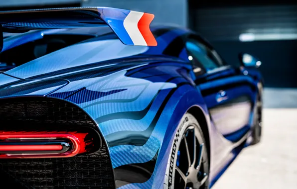 Picture Bugatti, blue, Chiron, Bugatti Chiron Pur Sport