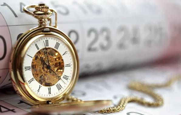 Time, watch, mechanism, dial, calendar