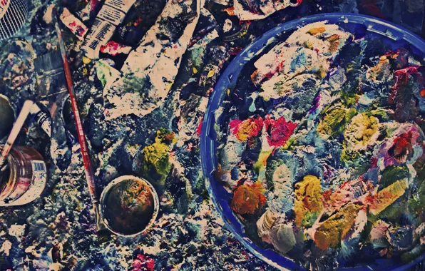 Picture paint, figure, drawing, gouache